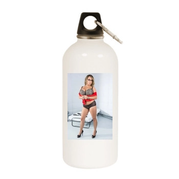 Holly Halston White Water Bottle With Carabiner