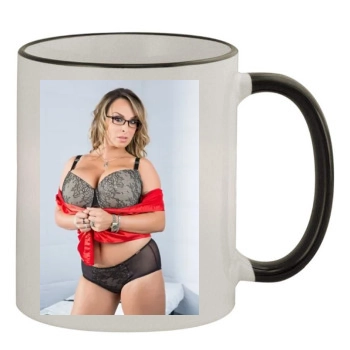 Holly Halston 11oz Colored Rim & Handle Mug