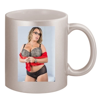 Holly Halston 11oz Metallic Silver Mug