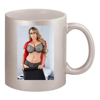 Holly Halston 11oz Metallic Silver Mug