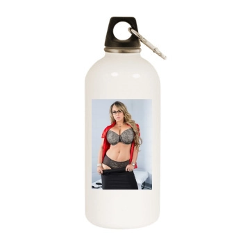 Holly Halston White Water Bottle With Carabiner