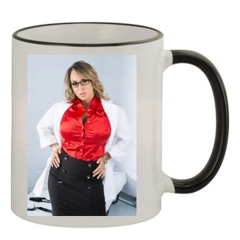 Holly Halston 11oz Colored Rim & Handle Mug