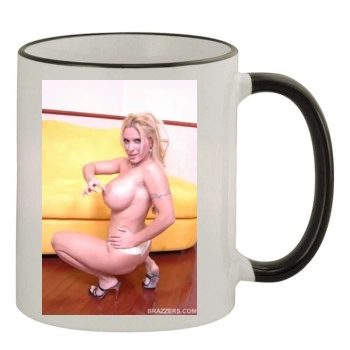 Holly Halston 11oz Colored Rim & Handle Mug