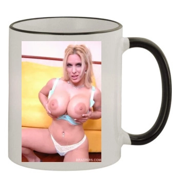 Holly Halston 11oz Colored Rim & Handle Mug