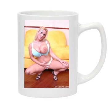 Holly Halston 14oz White Statesman Mug