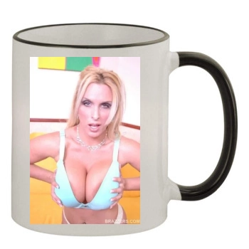 Holly Halston 11oz Colored Rim & Handle Mug