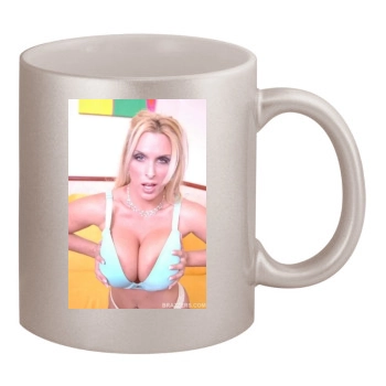 Holly Halston 11oz Metallic Silver Mug