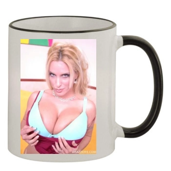 Holly Halston 11oz Colored Rim & Handle Mug