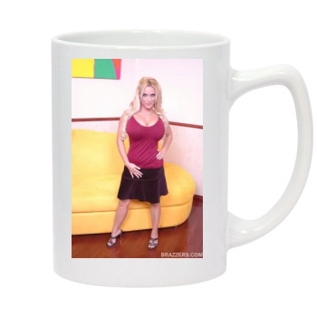 Holly Halston 14oz White Statesman Mug