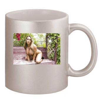 Holly Halston 11oz Metallic Silver Mug