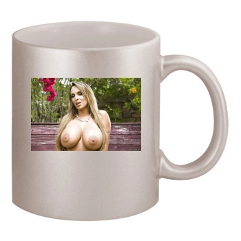 Holly Halston 11oz Metallic Silver Mug