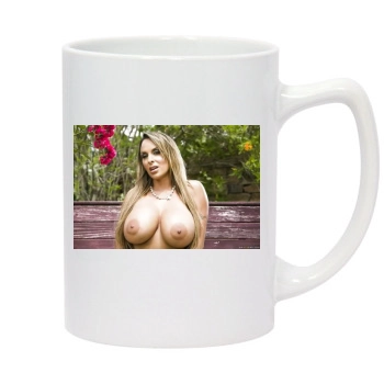 Holly Halston 14oz White Statesman Mug