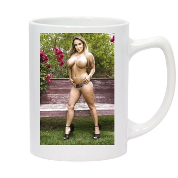 Holly Halston 14oz White Statesman Mug