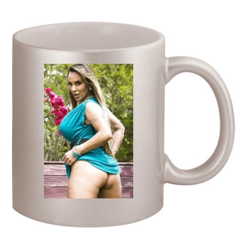 Holly Halston 11oz Metallic Silver Mug