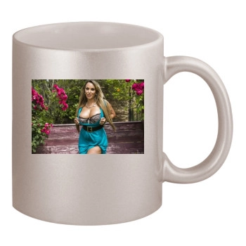 Holly Halston 11oz Metallic Silver Mug