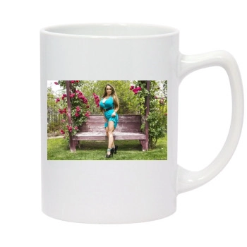 Holly Halston 14oz White Statesman Mug