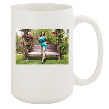 Holly Halston 15oz White Mug