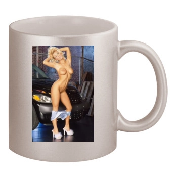 Holly Halston 11oz Metallic Silver Mug