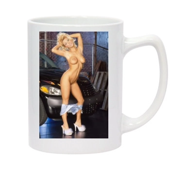 Holly Halston 14oz White Statesman Mug