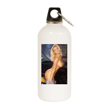 Holly Halston White Water Bottle With Carabiner