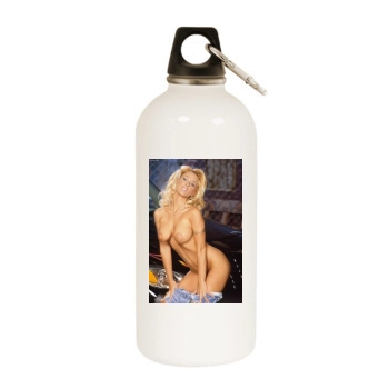 Holly Halston White Water Bottle With Carabiner