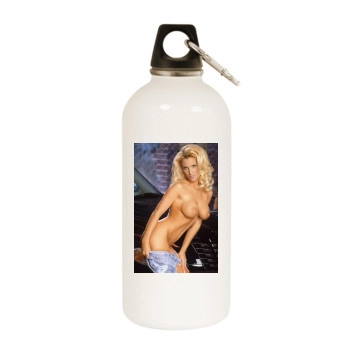 Holly Halston White Water Bottle With Carabiner