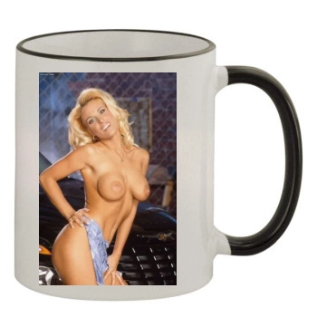 Holly Halston 11oz Colored Rim & Handle Mug