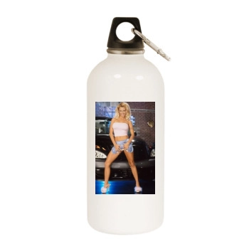 Holly Halston White Water Bottle With Carabiner