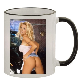 Holly Halston 11oz Colored Rim & Handle Mug