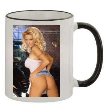 Holly Halston 11oz Colored Rim & Handle Mug