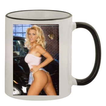 Holly Halston 11oz Colored Rim & Handle Mug