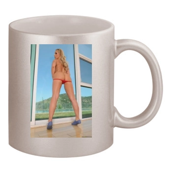 Holly Halston 11oz Metallic Silver Mug