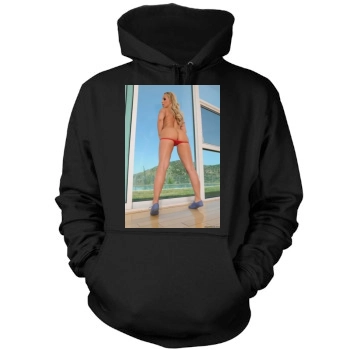 Holly Halston Mens Pullover Hoodie Sweatshirt