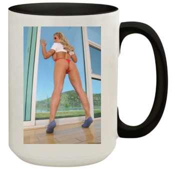 Holly Halston 15oz Colored Inner & Handle Mug