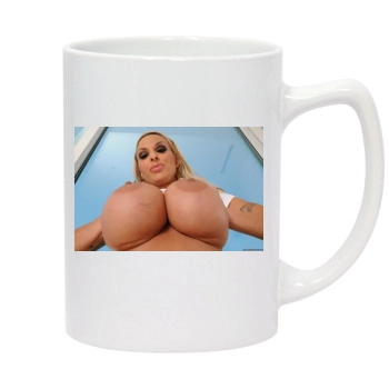 Holly Halston 14oz White Statesman Mug