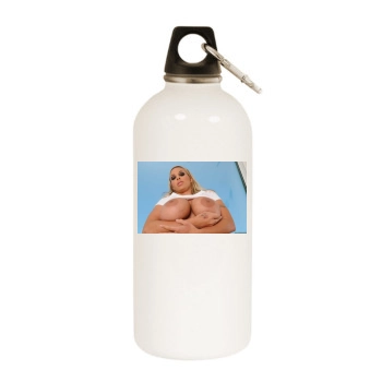 Holly Halston White Water Bottle With Carabiner