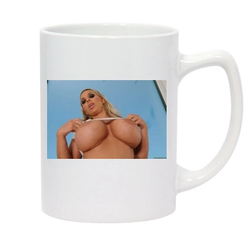 Holly Halston 14oz White Statesman Mug