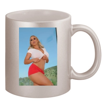 Holly Halston 11oz Metallic Silver Mug