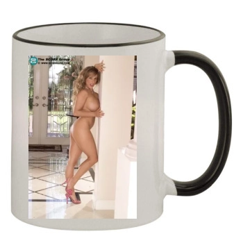 Holly Halston 11oz Colored Rim & Handle Mug