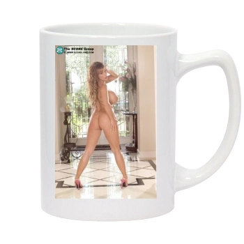 Holly Halston 14oz White Statesman Mug