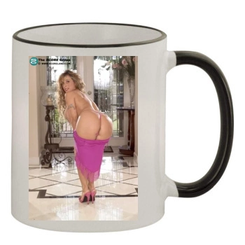 Holly Halston 11oz Colored Rim & Handle Mug