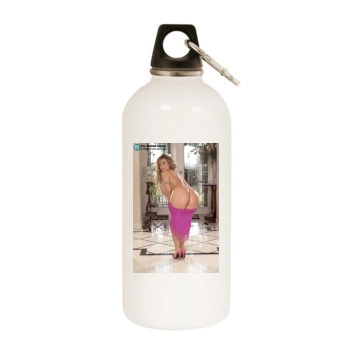 Holly Halston White Water Bottle With Carabiner