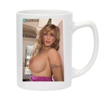 Holly Halston 14oz White Statesman Mug