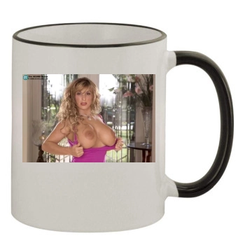 Holly Halston 11oz Colored Rim & Handle Mug