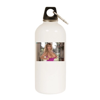 Holly Halston White Water Bottle With Carabiner