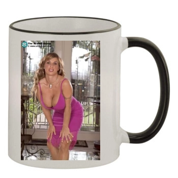 Holly Halston 11oz Colored Rim & Handle Mug