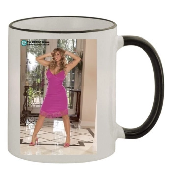 Holly Halston 11oz Colored Rim & Handle Mug