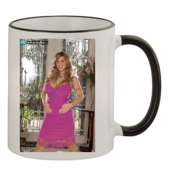 Holly Halston 11oz Colored Rim & Handle Mug