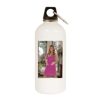 Holly Halston White Water Bottle With Carabiner