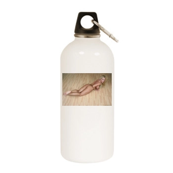 Holly Halston White Water Bottle With Carabiner